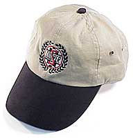 Mini Cooper Cap Hat W/cooper & Wreath Tan & Black