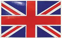 Classic Austin Mini 'union Jack' Decal Sticker 1.7