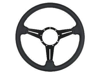 Black Leather Steering Wheels For Sprite And Midge