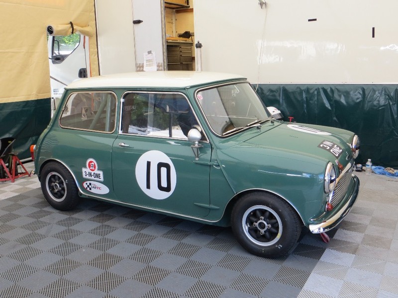 Classic Mini Coopers at Brands Hatch