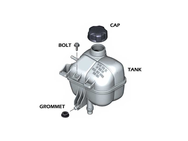 Mini Cooper Radiator Expansion Tank Reservoir Oem
