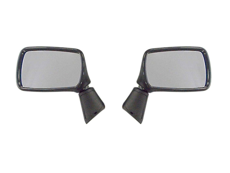 Classic Mini Black Mirror Pair