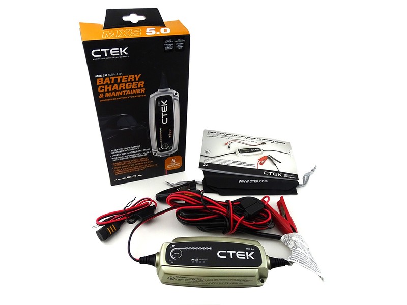 CTEK MXS 5.0 / 12V - 4.3 A Battery Charger & Maintainer