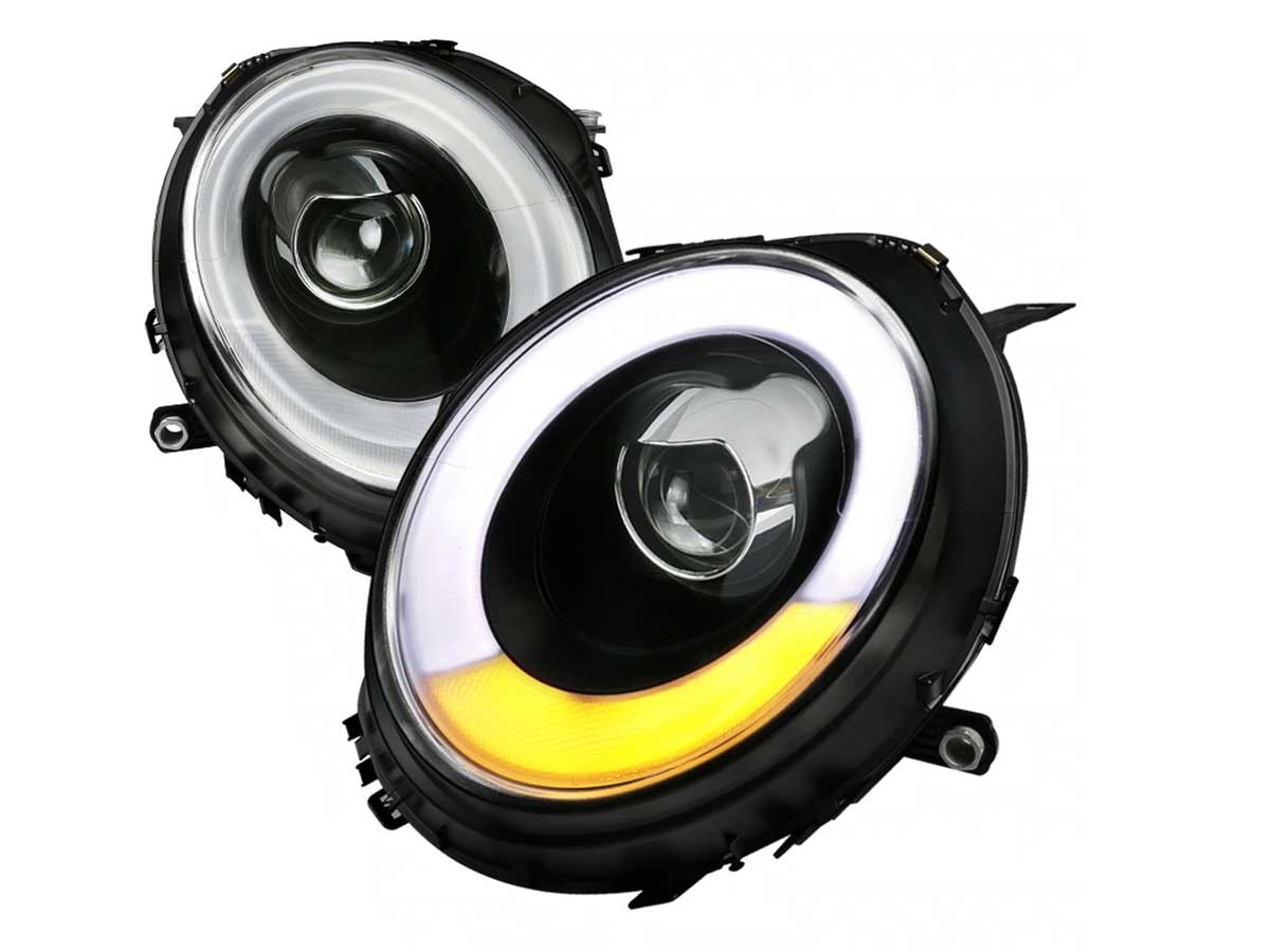Mini Cooper Projector Headlights With Led Turn Sig